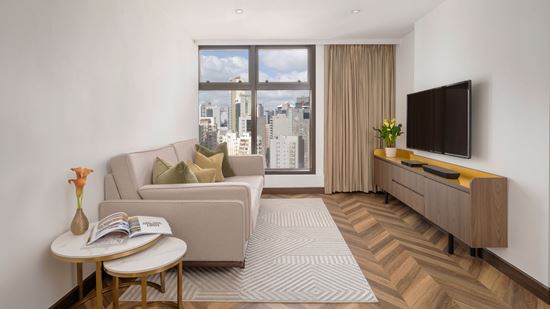 Luxury One Bedroom - Living Room