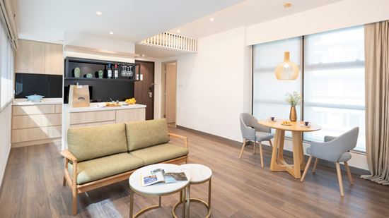 One Bedroom - Living & Dining Room Overview